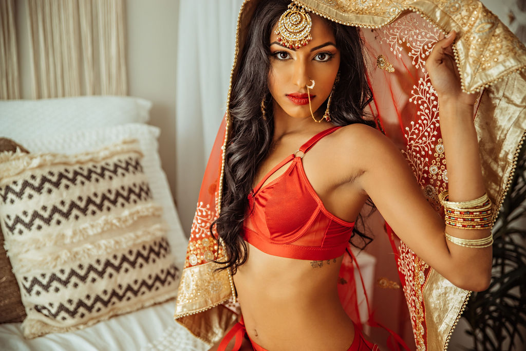 Indian Bride Boudoir Charlotte Nc