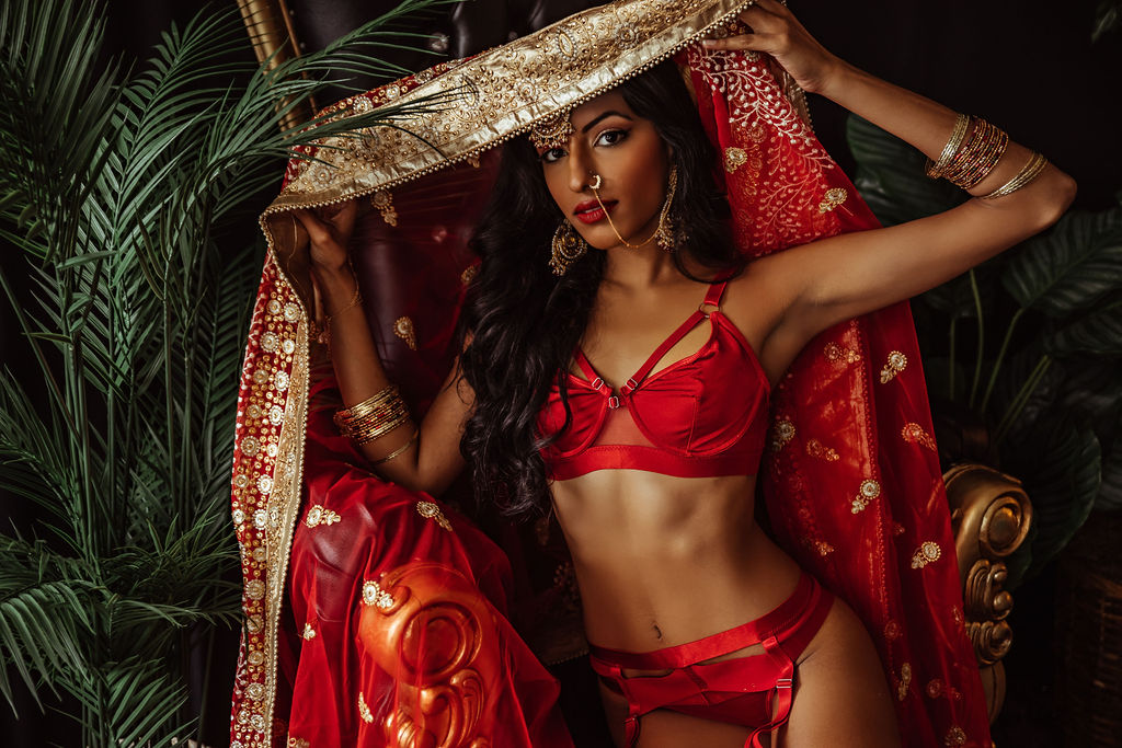 Indian Bride Boudoir Photography