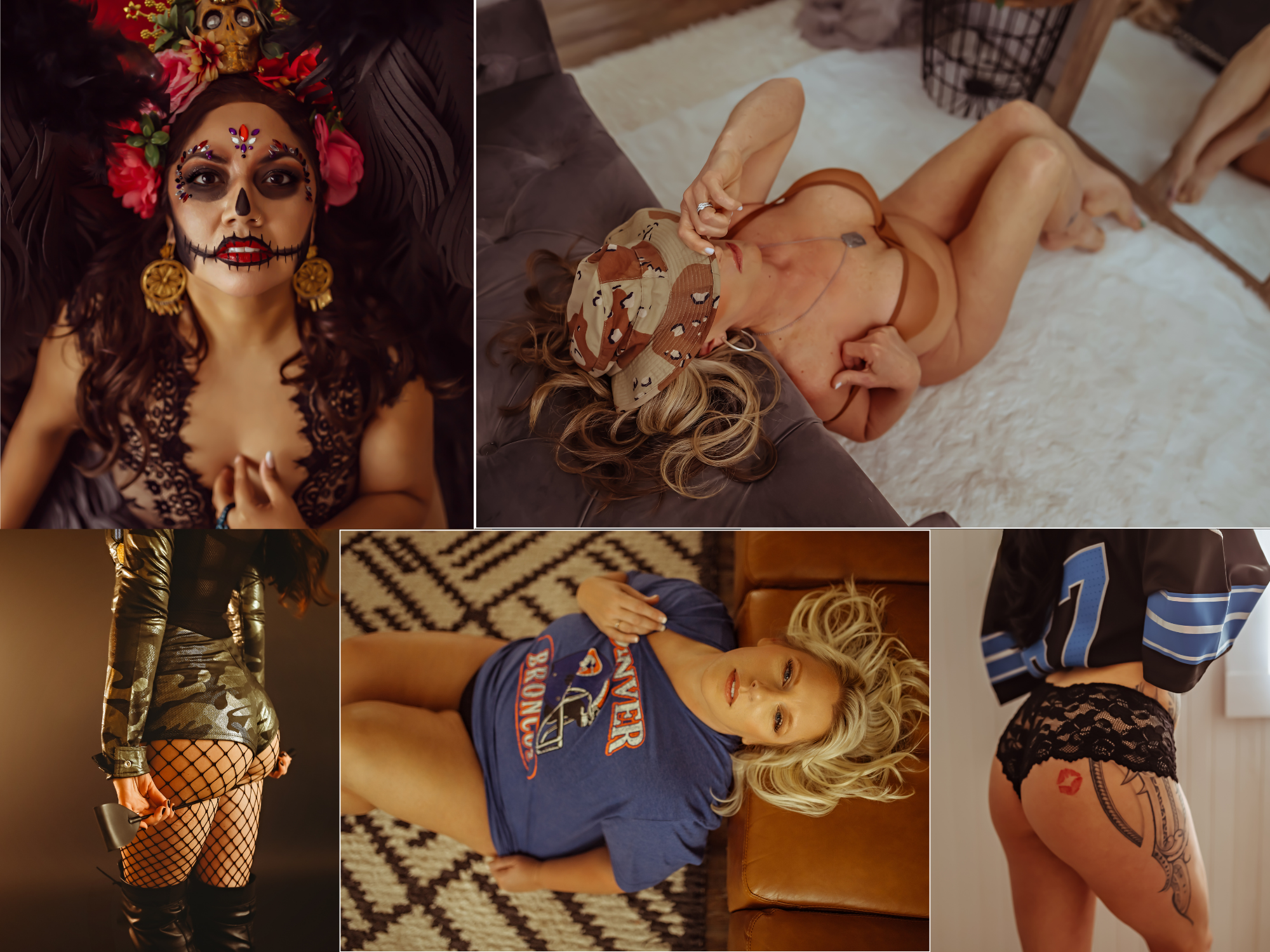 Boudoir photography accessories and wardrobe details