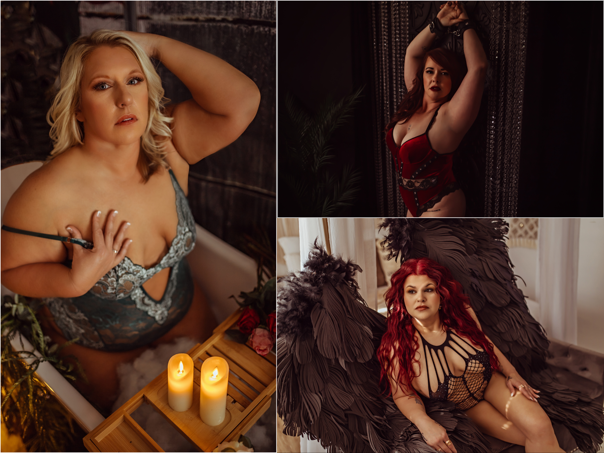 Luxury client closet with lingerie for every body type